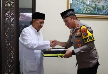 Kapolresta Mojokerto Bersama Ulama Sepakat Tolak Berita Hoax