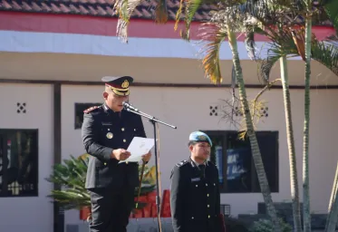 Kapolres Mamasa pimpin langsung Upacara hari kesaktian Pancasila di polres Mamasa 