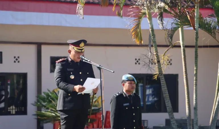 Kapolres Mamasa pimpin langsung Upacara hari kesaktian Pancasila di polres Mamasa 