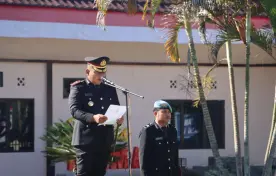 Sulawesi Kapolres Mamasa pimpin langsung Upacara hari kesaktian Pancasila di polres Mamasa 
