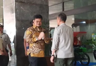 Syahrul Yasin Limpo Akhirnya Tiba di Kementan Setelah Sempat Dikabarkan Hilang  
