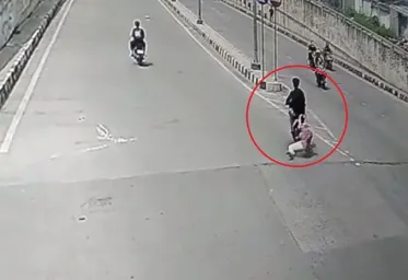 Lawan Maling Motor Seorang Wanita Terseret Hingga Luka