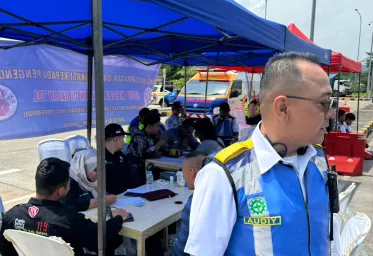 PT Jasa Marga Tol Operator JMTO  Kampanyekan Keselamatan Berkendara Di Ruas Jalan Tol Semarang Batang