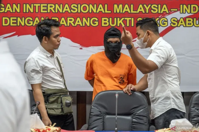 Upaya Penyelundupan 19 Kg Sabu dari Malaysia Berhasil Digagalkan Polisi