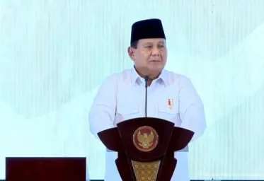 Saat Meresmikan Puluhan Proyek Listrik di Sumedang Prabowo Puji Jokowi