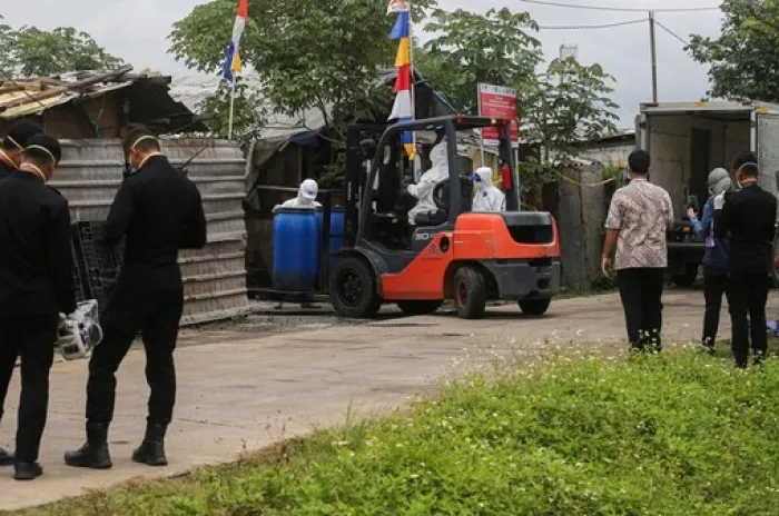 Saat ini 22 Pabrik Terpapar Radiasi Cs-137 di CikandeTelah  Berhasil Dibersihkan Oleh Satgas