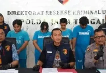 Polda Jateng Tangkap Anggota GRIB Diduga Mencuri Aset KAI di Semarang