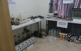 Supremasi Hukum Narkotika Poldasu Berhasil Bongkar Pabrik Liquid Vape Narkotika Senilai Rp 300 M 