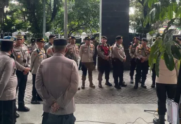 Sidang Hasto Diwarnai Demo 1082 Personel Gabungan Kawal Persidangan 