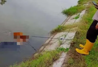 Polisi Usut Penemuan Mayat Wanita Dalam Tong di Sungai Cisadane 