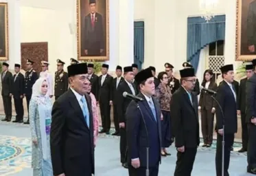 11 Pejabat  Dilantik Presiden Prabowo Setelah Reshuffle Kabinet