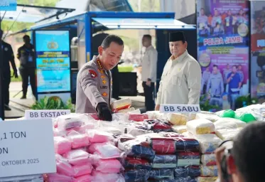 Polri  Sepanjang Tahun 2025Telah Menangkap 64 Ribu Tersangka Kasus Narkoba Barbuk Senilai Rp 41 T
