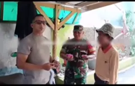 DKI Jakarta Anggota TNI-Polri Yang Sempat Tuduh  Penjual Es Kue Berbahan Spons Meminta Maaf