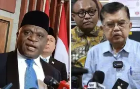 Kriminal Natalius Pigai Tolak Laporan  Terhadap JK