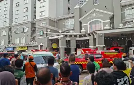 DKI Jakarta Kebakaran Terjadi di Apartemen Mediterania Jakbar, 19 Orang Berhasil Dievakuasi